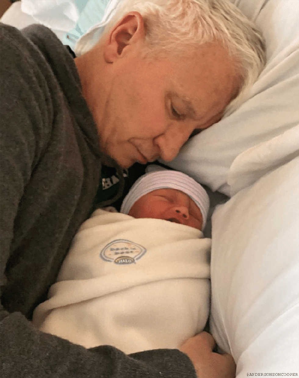 Anderson Cooper shows the true meaning of fatherhood in these heartwarming moments