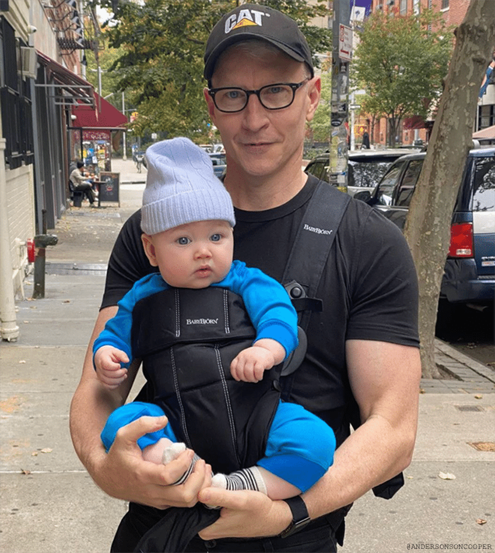 Anderson Cooper shows the true meaning of fatherhood in these heartwarming moments