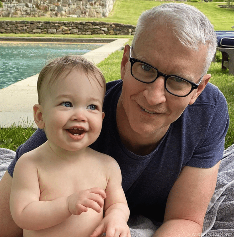 Anderson Cooper shows the true meaning of fatherhood in these heartwarming moments