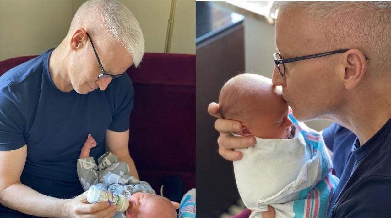 Anderson cooper son photos.