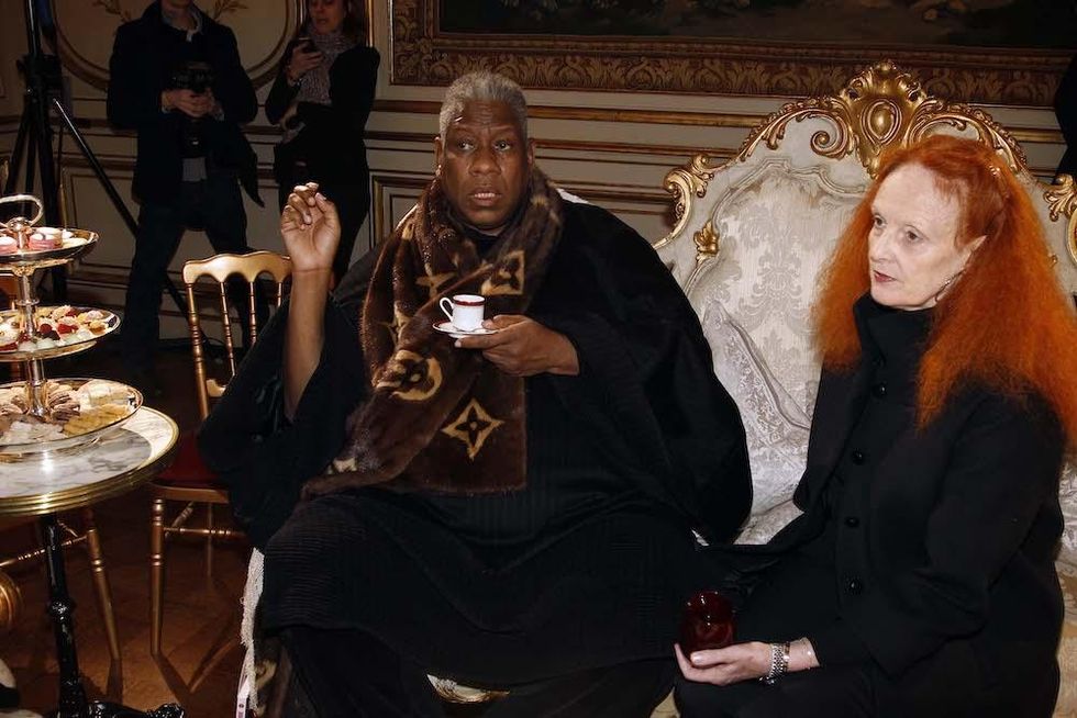 Andre Leon Talley and Grace Coddington