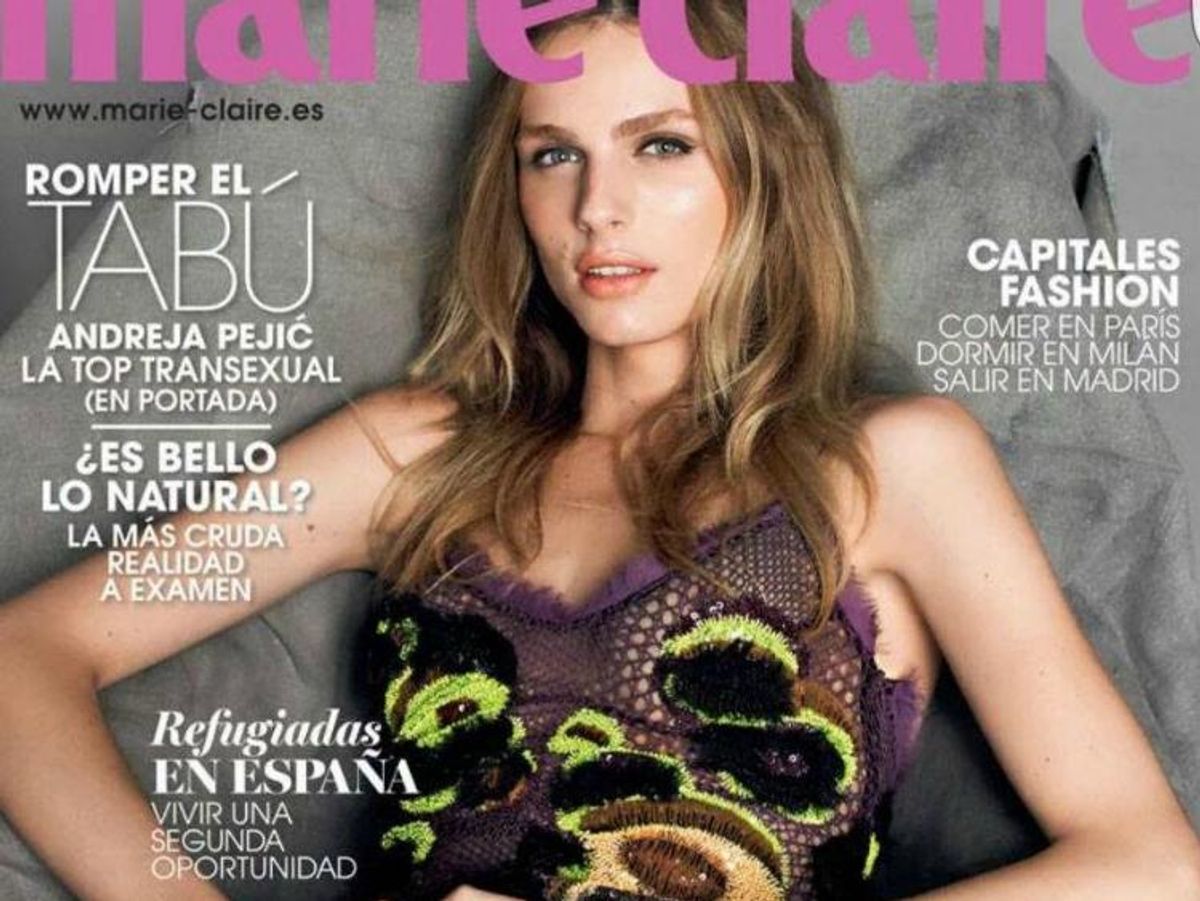 Andreja Pejic marie claire cover