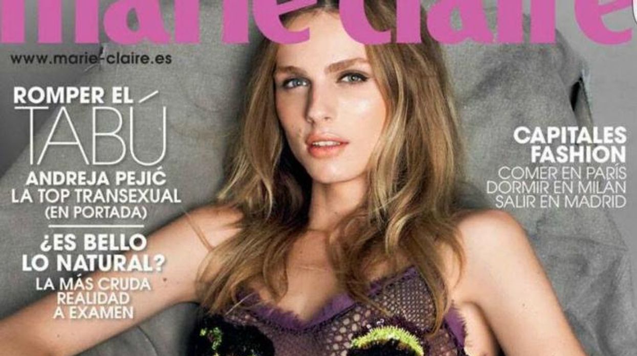 Andreja Pejic marie claire cover