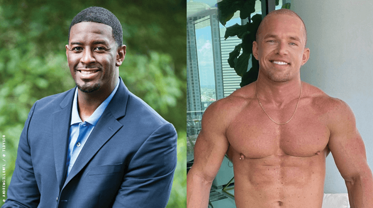 Andrew Gillum and Travis Dyson