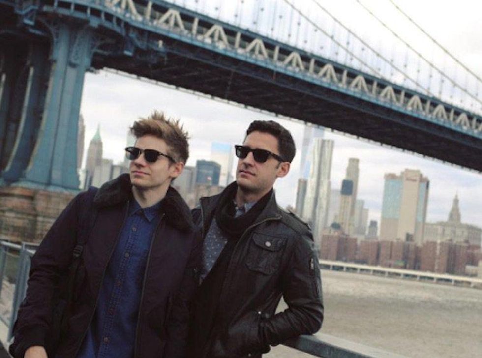 Andrew Keenan-Bolger and Scott Bixby