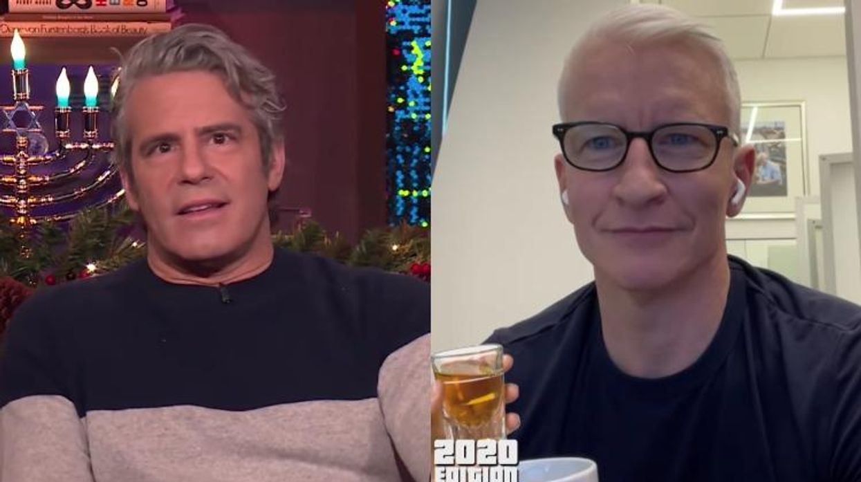 Andy Cohen and Anderson Cooper