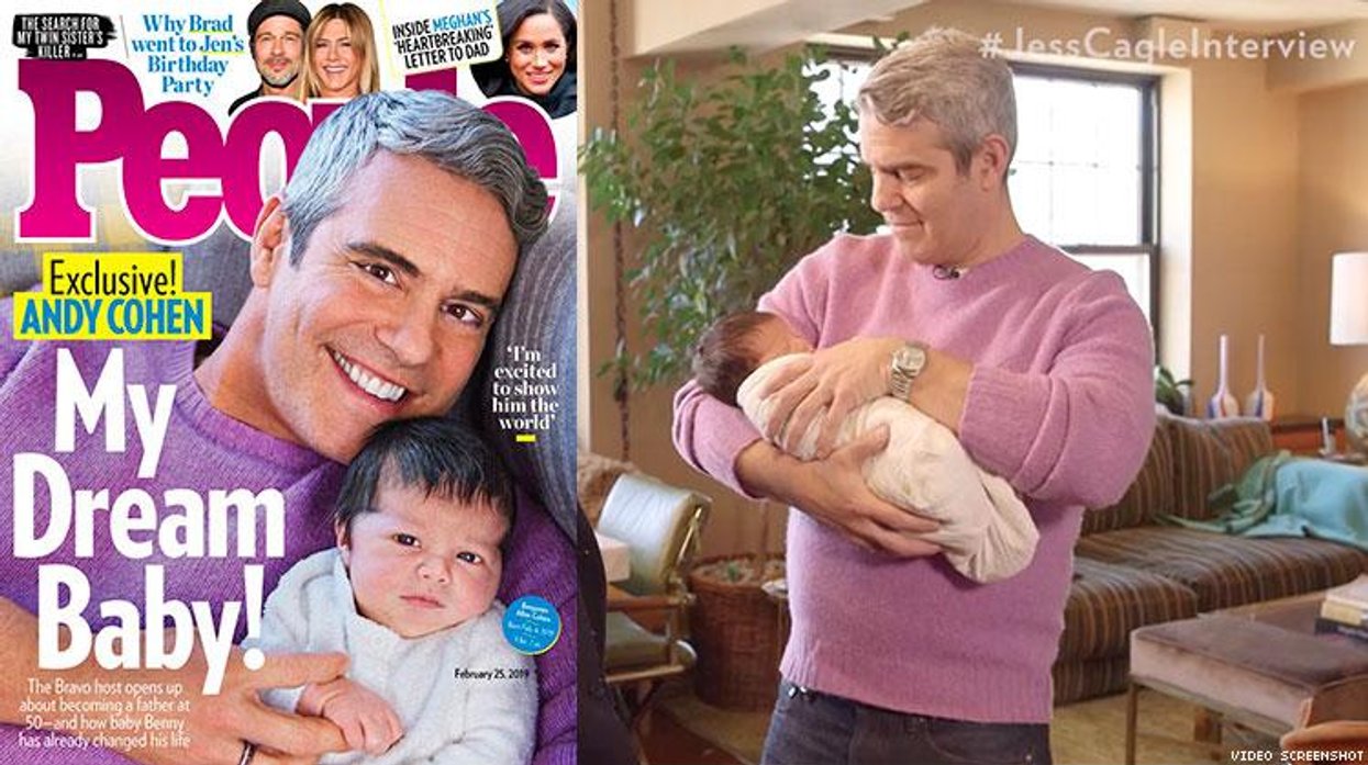 Andy Cohen’s Baby Just Got His First Magazine Cover