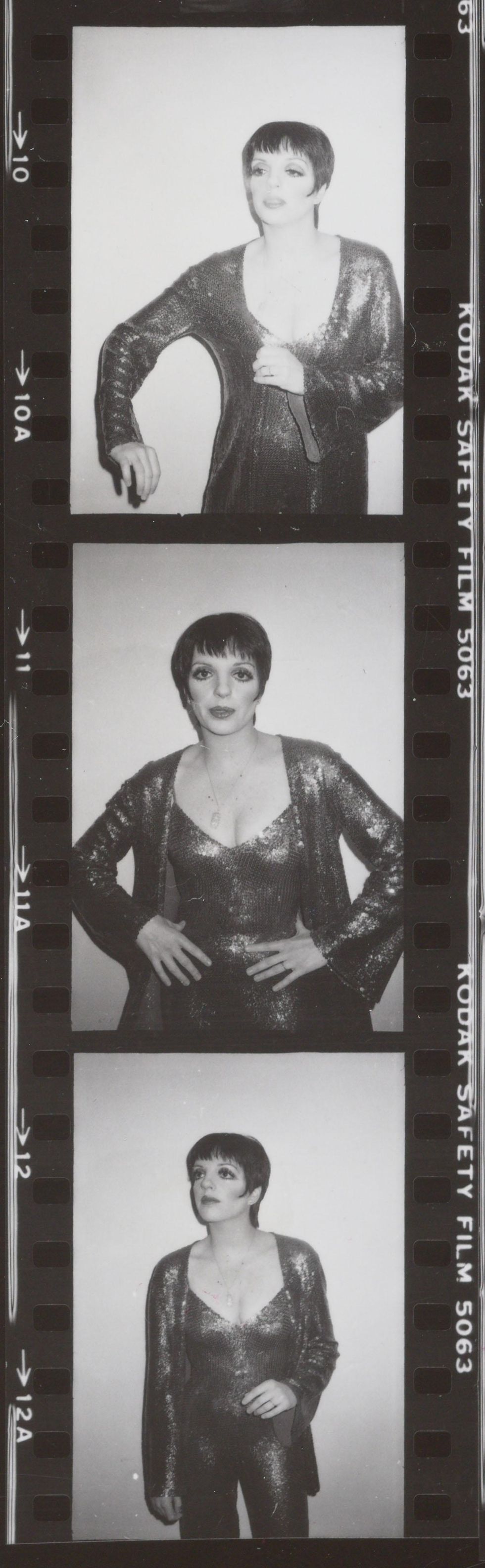 Andy Warhol photo shoot with Liza Minnelli and Victor Hugo, John Lennon, 1978.