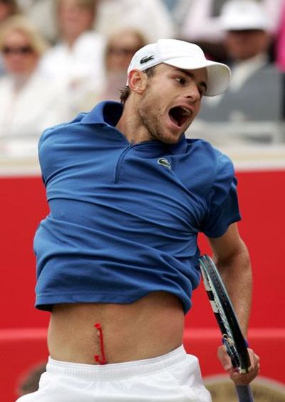 Andy Roddick Shirtless