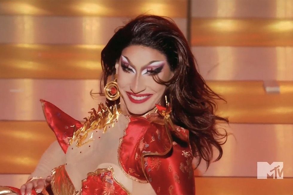 Anetra performing on the Variety Show challenge of RuPaul's Drag Race season 15