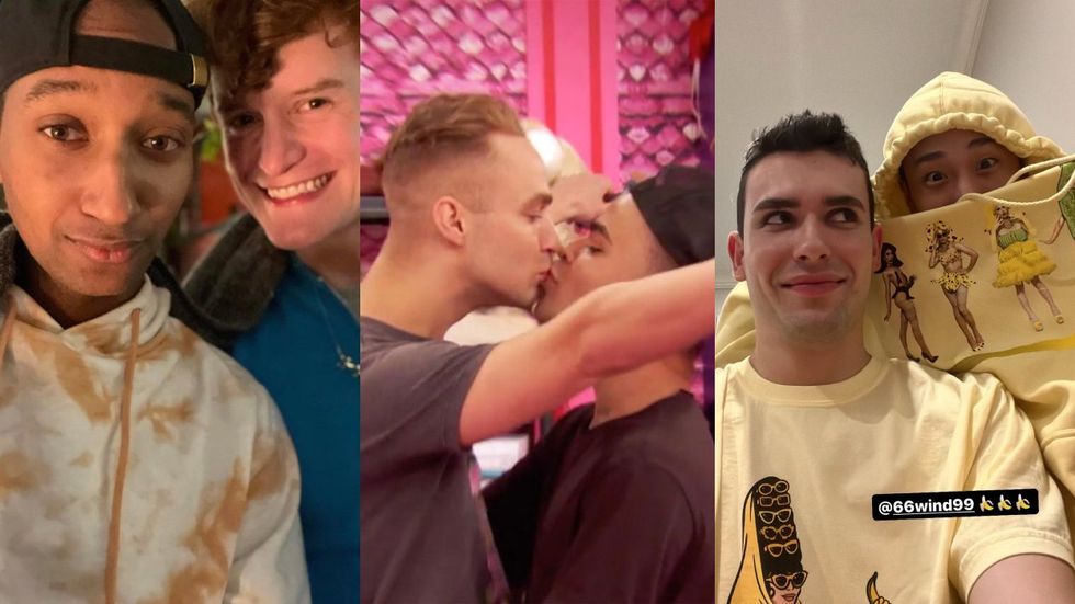 Angeria Paris VanMicheals and Lady Camden; Brooke Lynn Hytes and Vanessa Vanjie Mateo; Plane Jane and Nymphia Wind