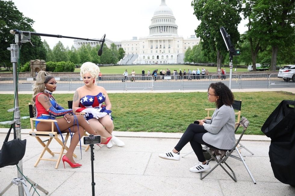 Angeria Paris VanMicheals and Nina West