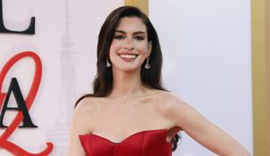 Anne Hathaway promises to 'fight' for LGBTQ+ equality despite 'divided' politics