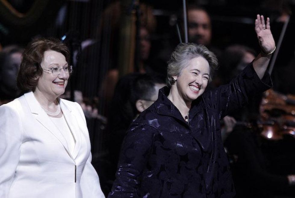 Annise Parker & Kathy Hubbard