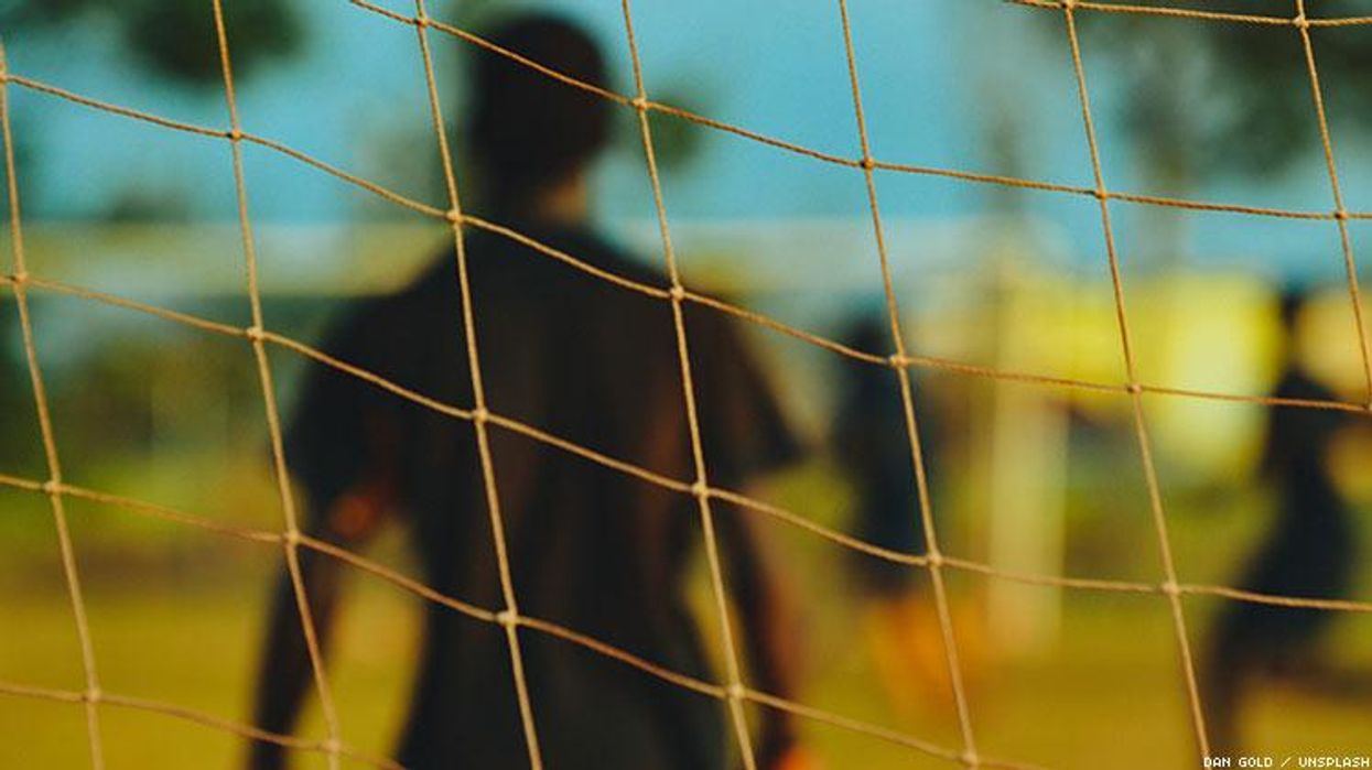 anonymous soccer player