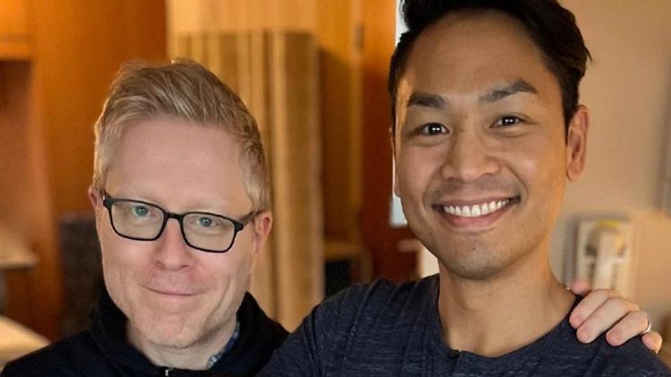 Anthony Rapp and Ken Ithiphol
