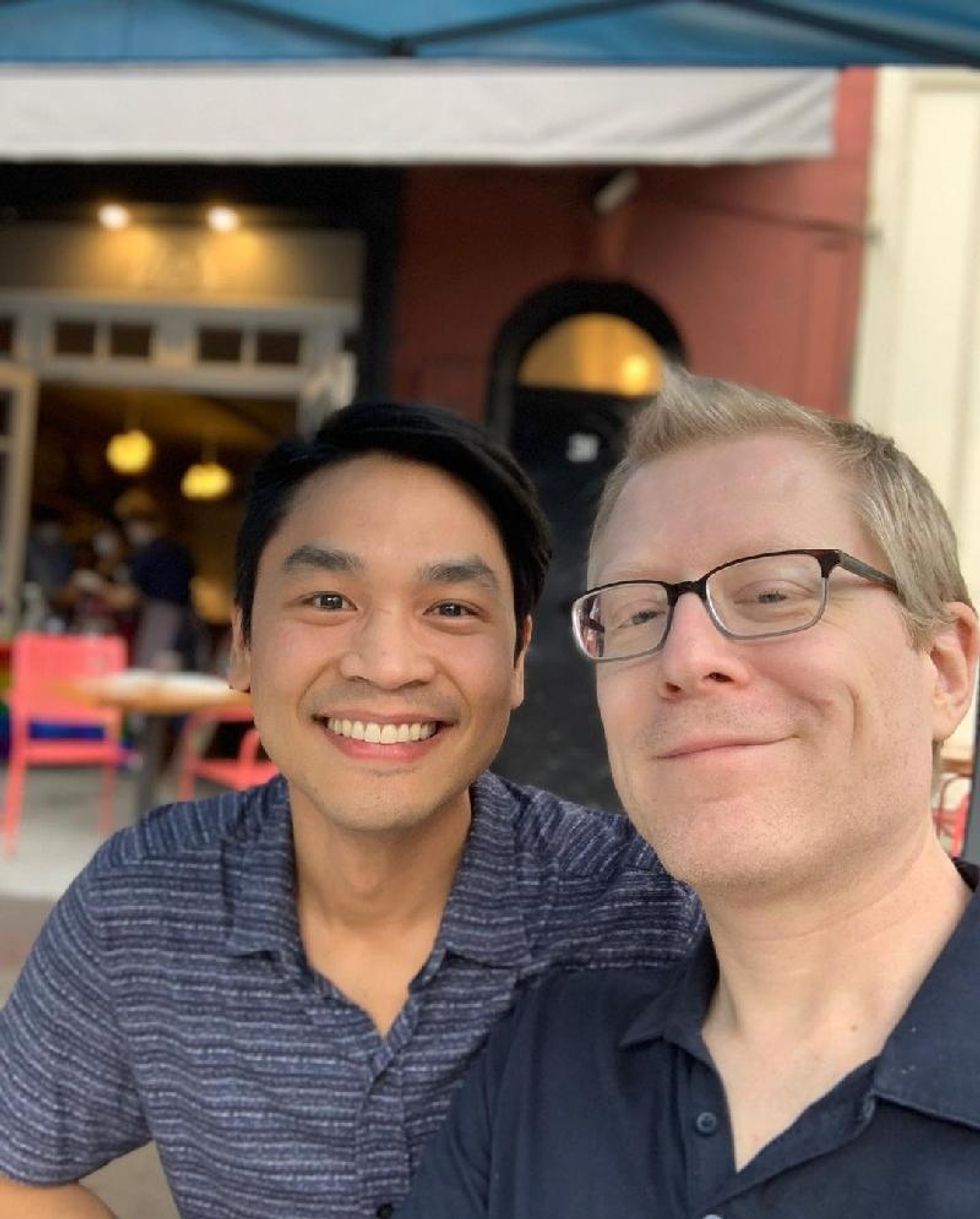 Anthony Rapp and Ken Ithiphol