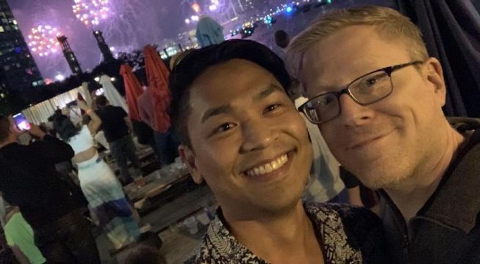 Anthony Rapp and Ken Ithiphol
