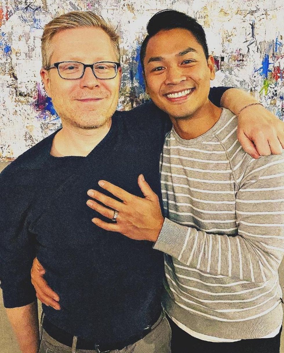 Anthony Rapp and Ken Ithiphol