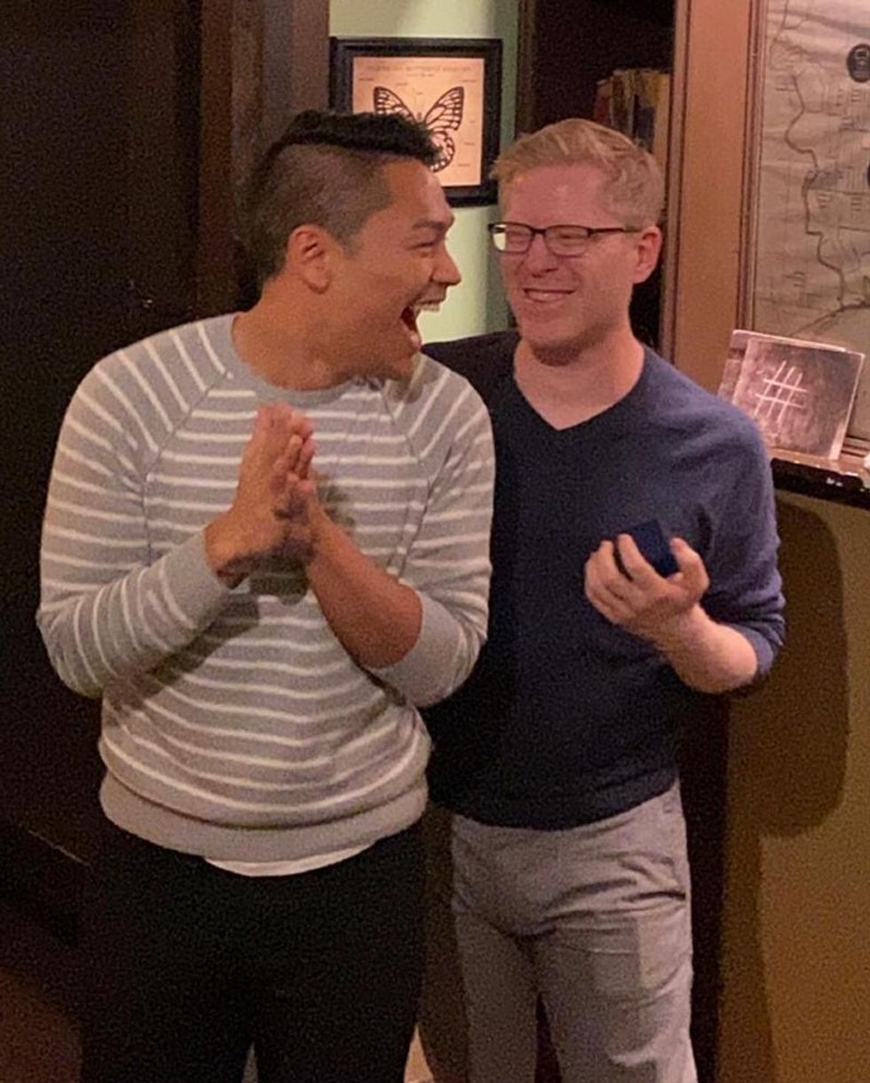 Anthony Rapp and Ken Ithiphol