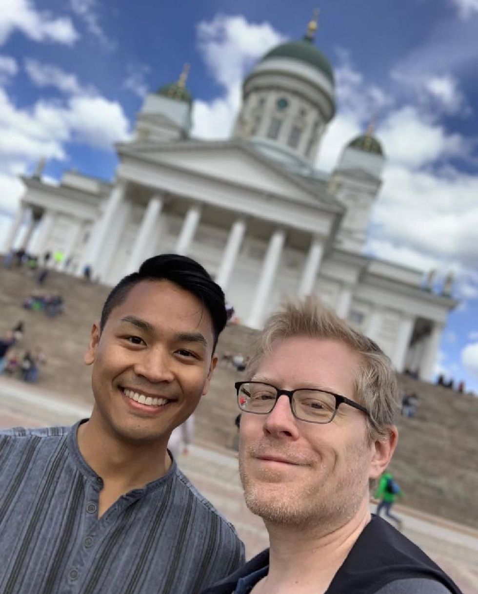 Anthony Rapp and Ken Ithiphol