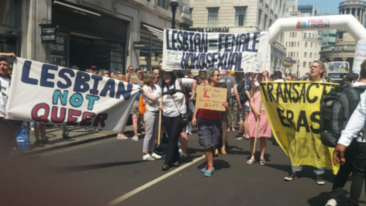 Anti-Trans Protestors Invade London Pride Parade & Are Allowed to Lead