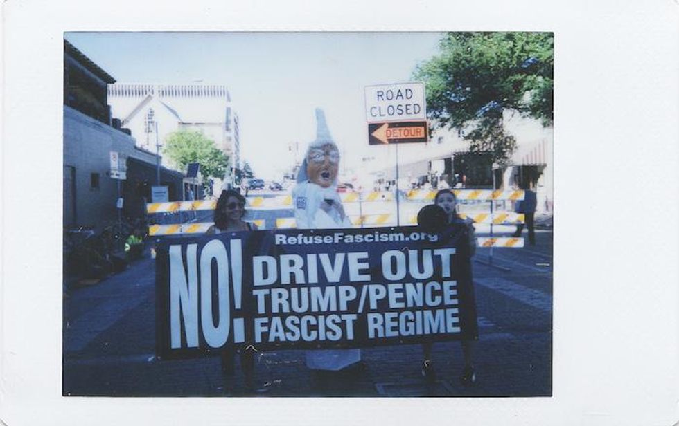 Anti-Trump Street Protests