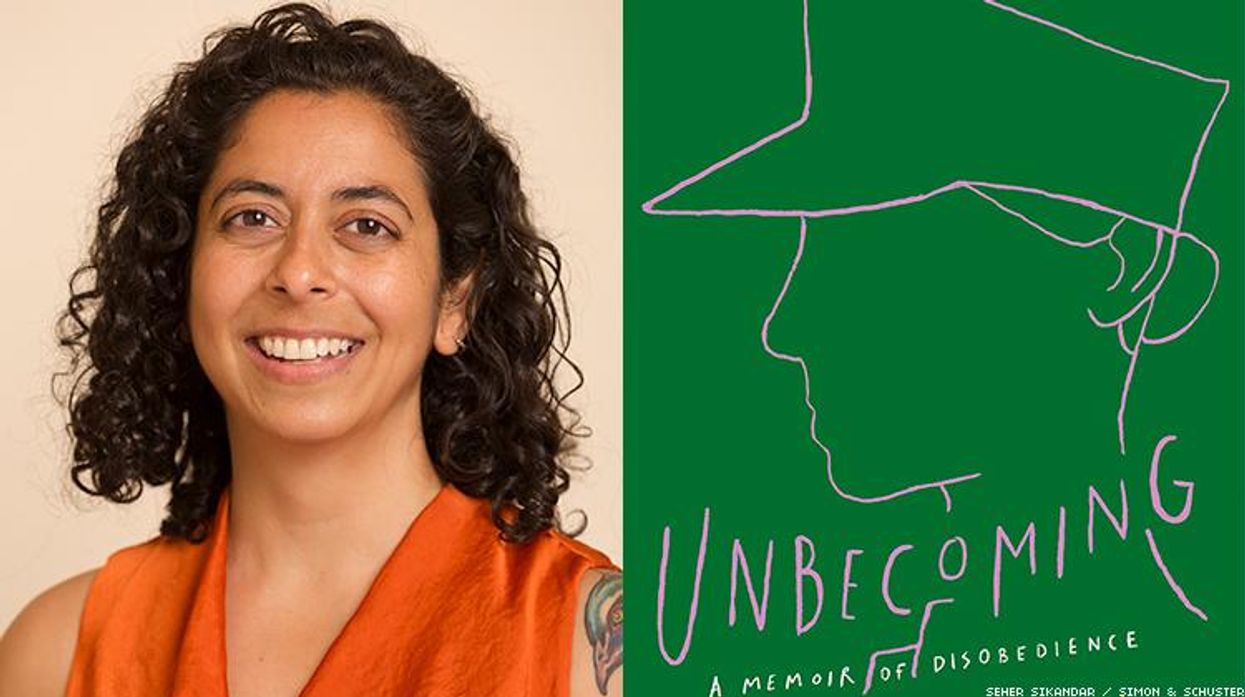 Anurhada Bhagwati, and the book cover for Unbecoming