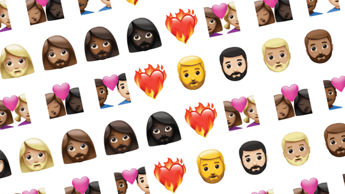 Apple emojis couples
