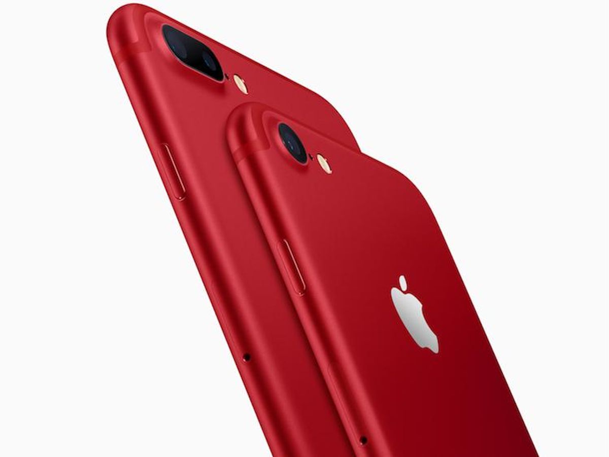 apple iphone red