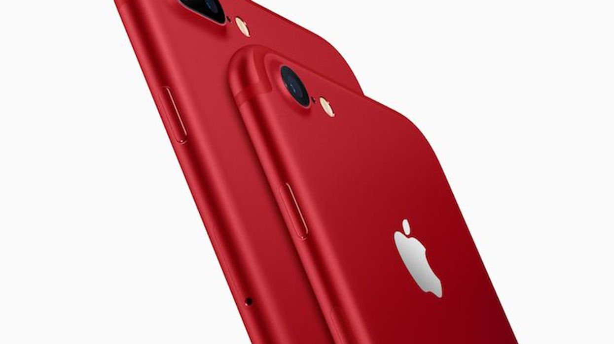 apple iphone red