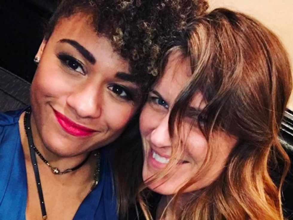 Ariana DeBose and Jill Johnson