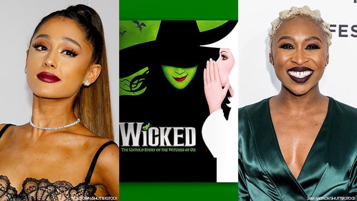 Ariana Grande and Cynthia Erivo on Wicked