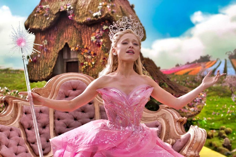 Ariana Grande as Glinda in the Wicked\u200b\u200b movie