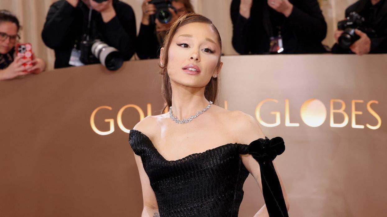 Ariana Grande at the Golden Globes in Beverly Hills in January 2026.
