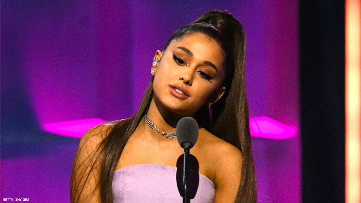 Ariana Grande Gets Emotional During Woman of the Year Speech