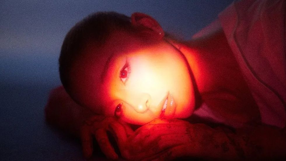 Ariana Grande in promotional image for Eternal Sunshine Deluxe: Brighter Days Ahead album