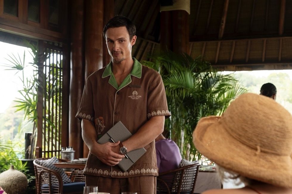 Arnas Fedaravicius on The White Lotus season 3