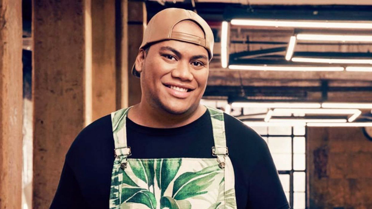 ​Arthur Folasa a.k.a. Afa Ah Loo on Project Runway season 17