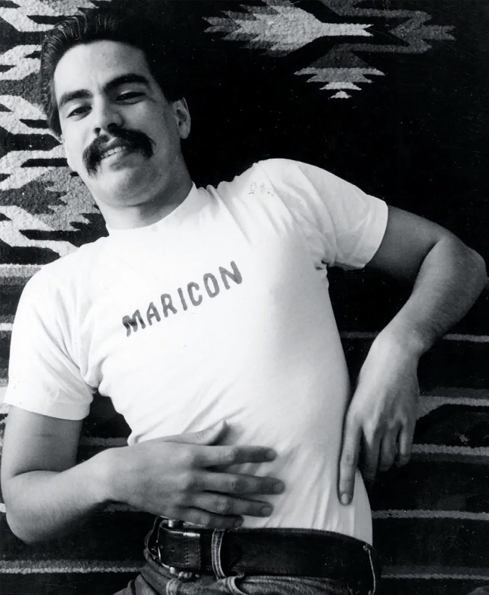 Artist Joey Terrill photographed by Teddy Sandoval