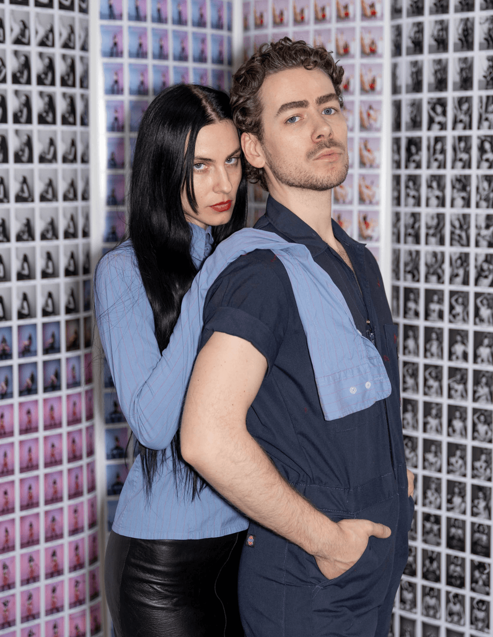 Artists Blake Jacobsen and Meghan Sabik