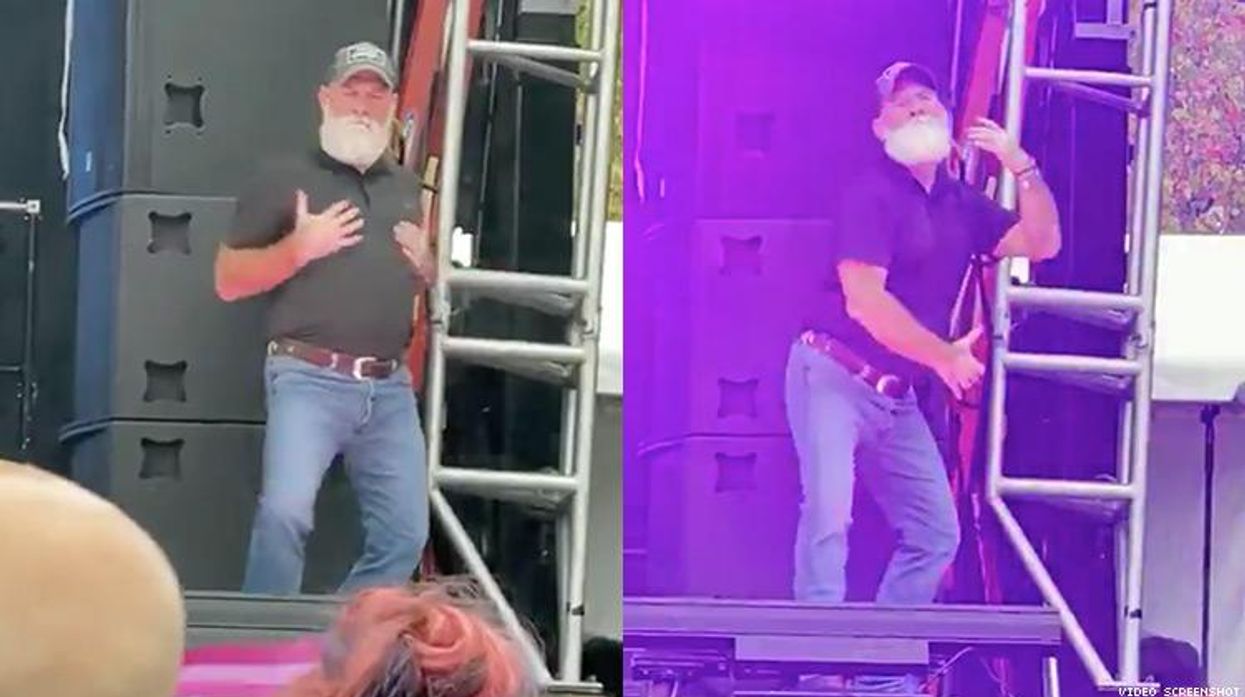 ASL interpreter David Cowan