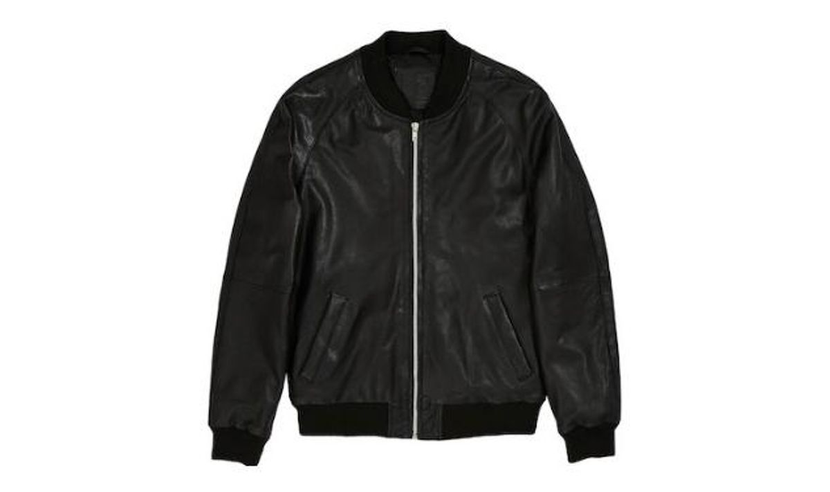 Daily Crush: ASOS Leather Bomber Jacket