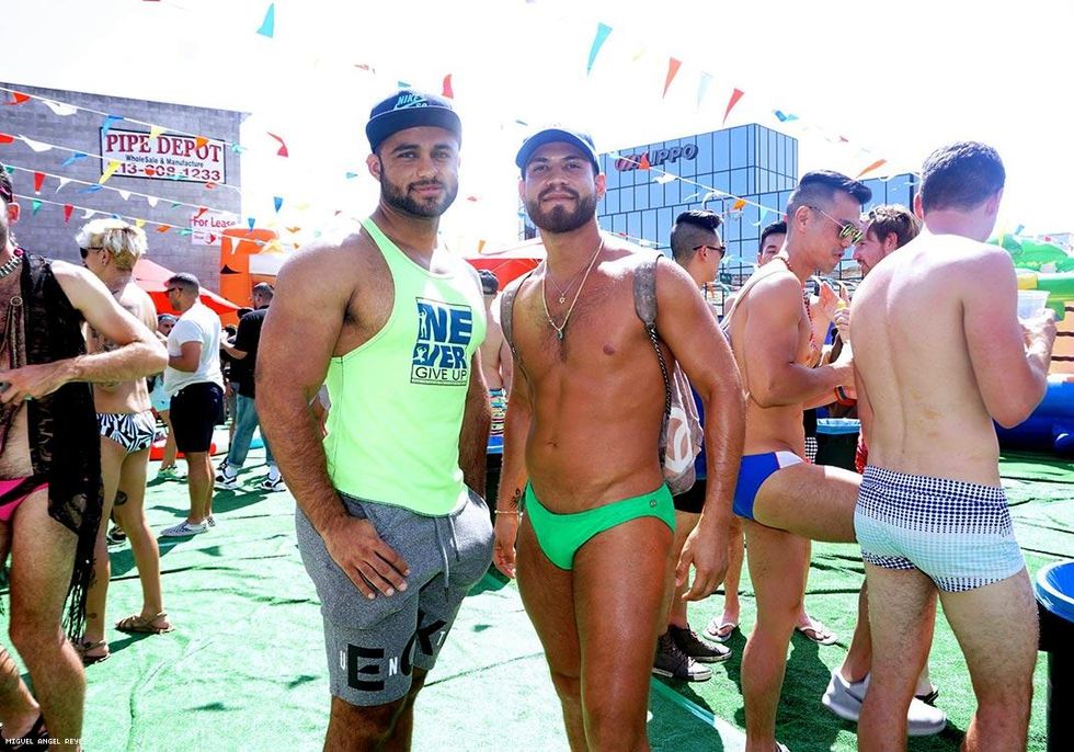 AstroTurf + Jello shots + guys in very skimpy outfits = a perfect summer awakening in L.A. Read about it below.