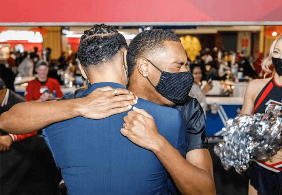 Atlanta Falcons Cheerleader Receives Surprise Wedding Proposal