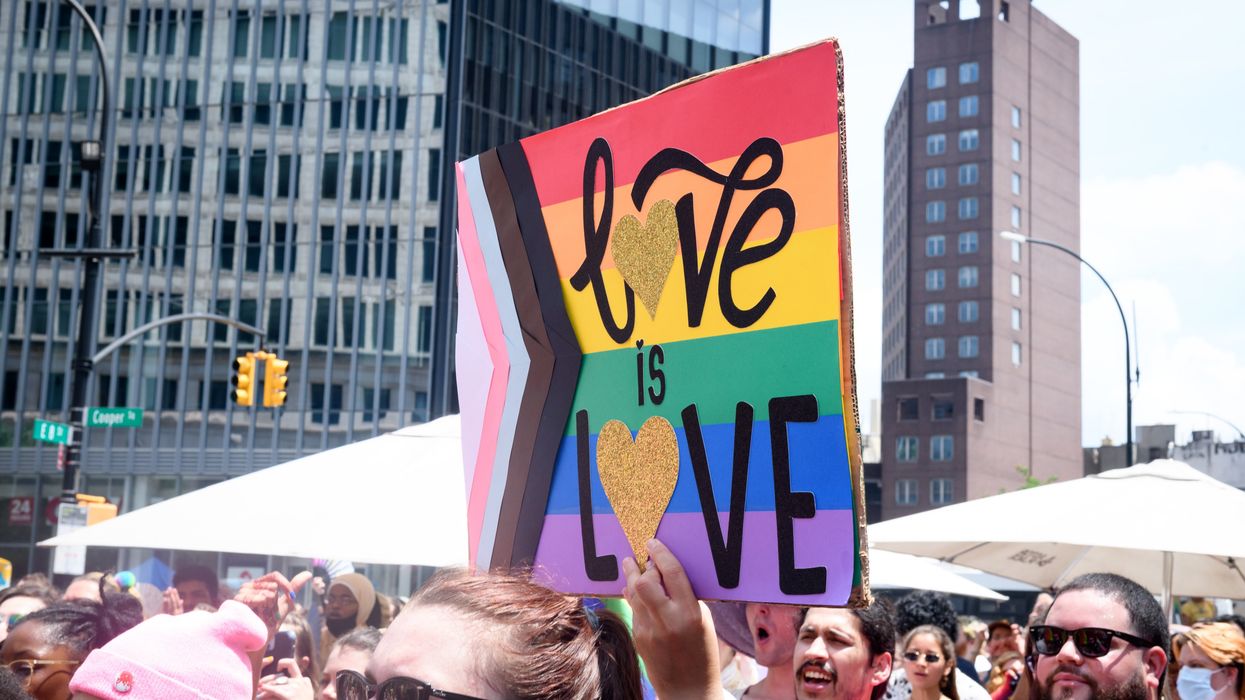 Attendees at New York City Pride