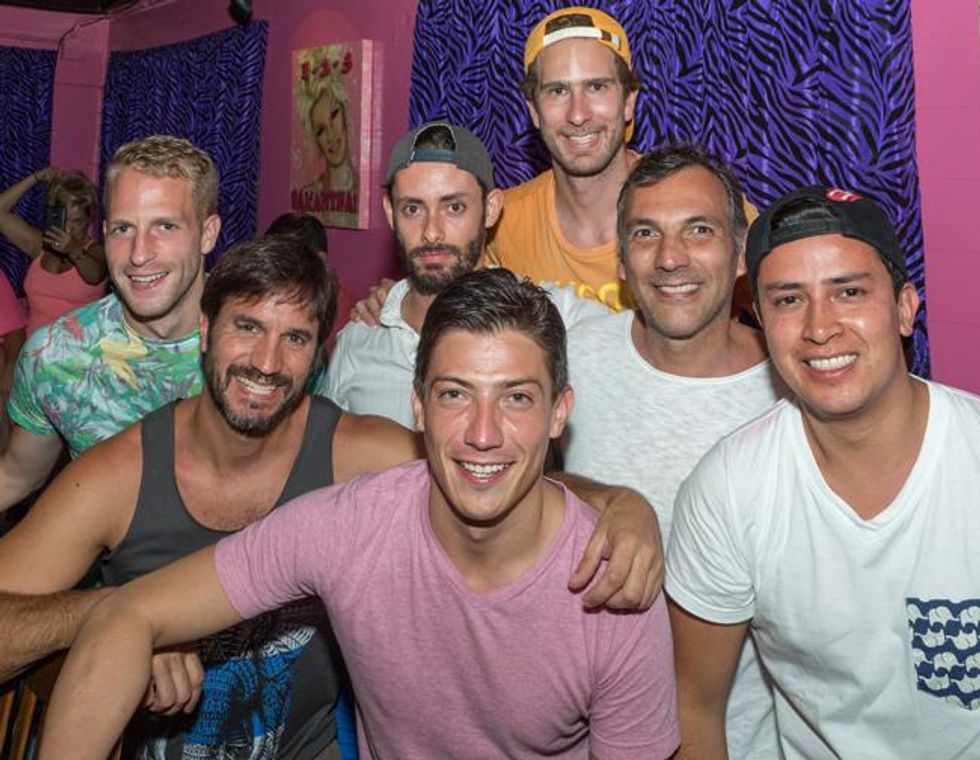 Audience members enjoy their Stoli cocktails during the competition.