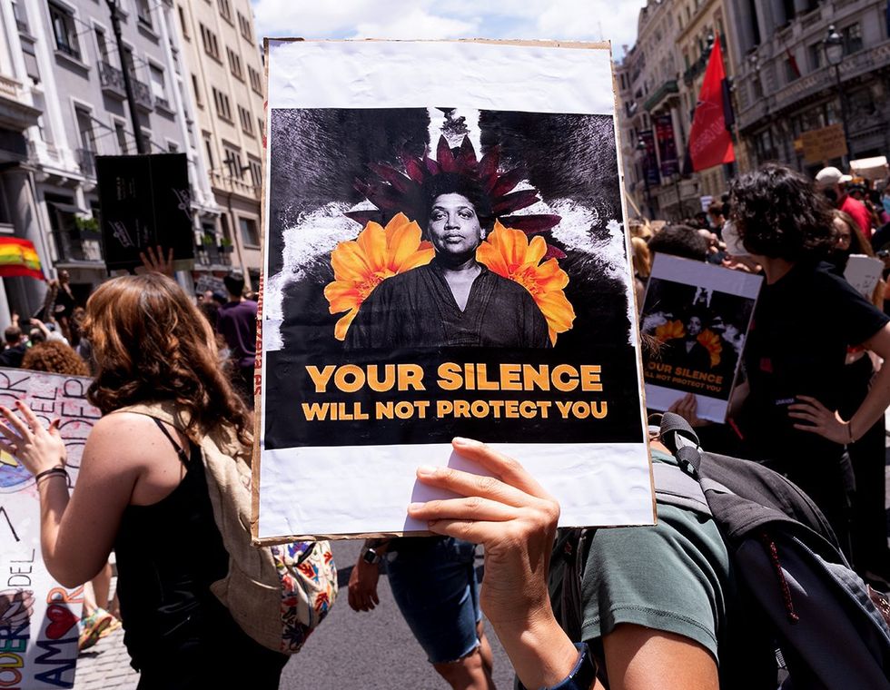 Audre Lorde protest poster your silence will not protect you