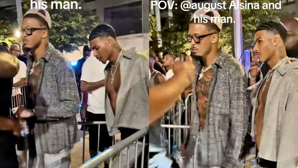 August Alsina and Zu at Atlanta Pride 2025 as seen in a video together