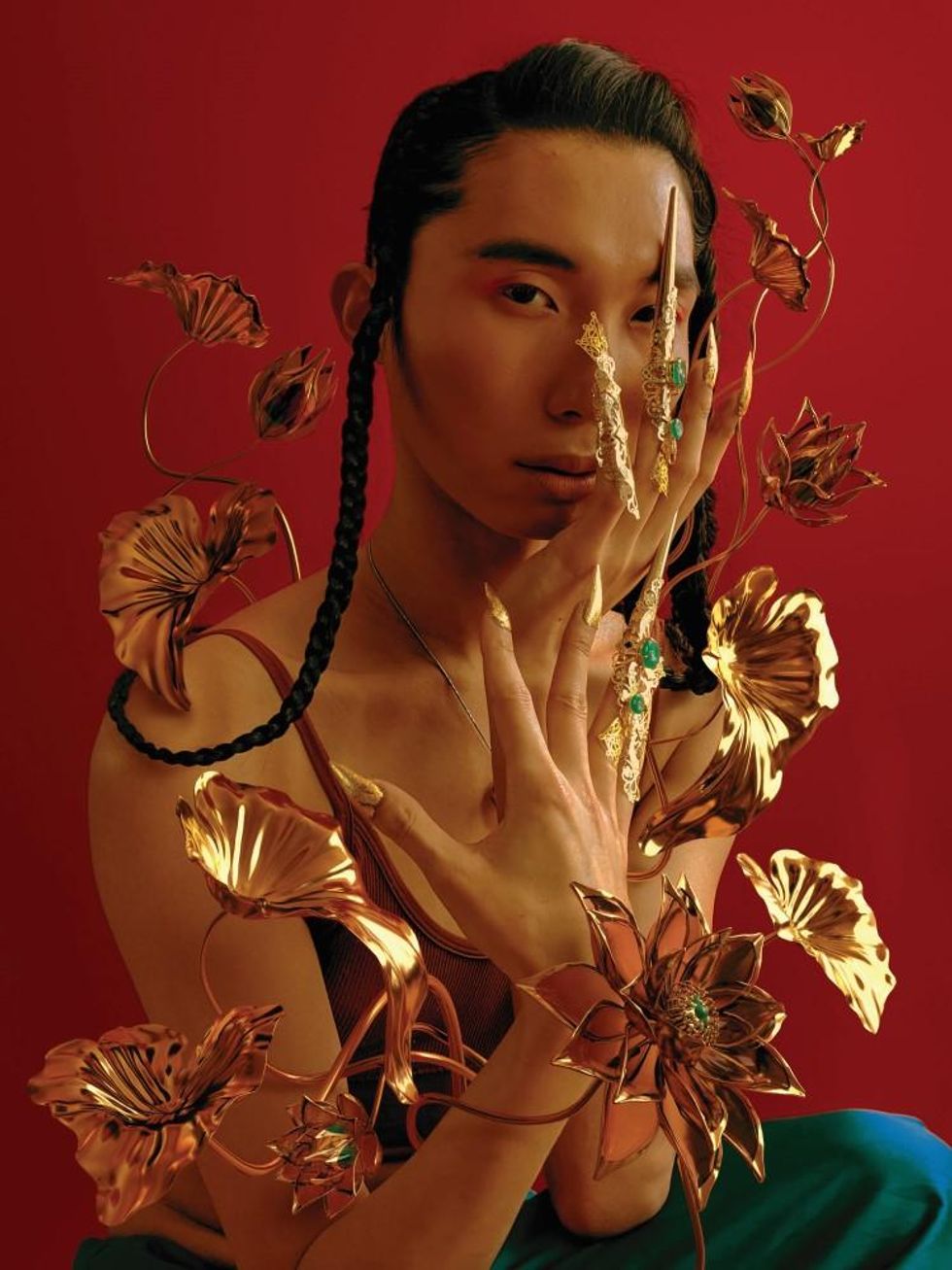 Aus Wang models for Andrew Thomas Huang